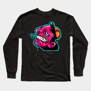 Graffiti Head Long Sleeve T-Shirt